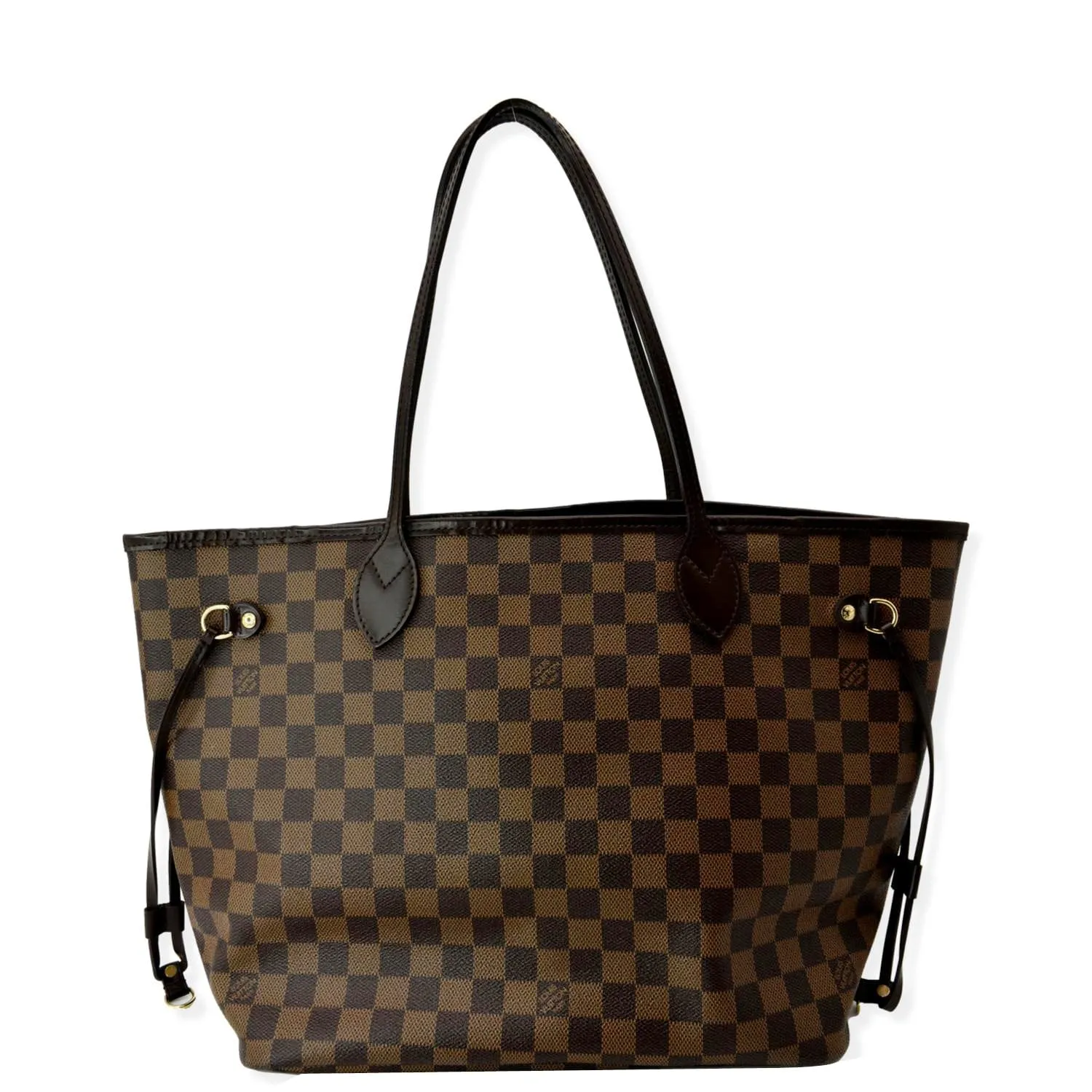 LOUIS VUITTON  Neverfull MM Damier Ebene Tote Bag Brown