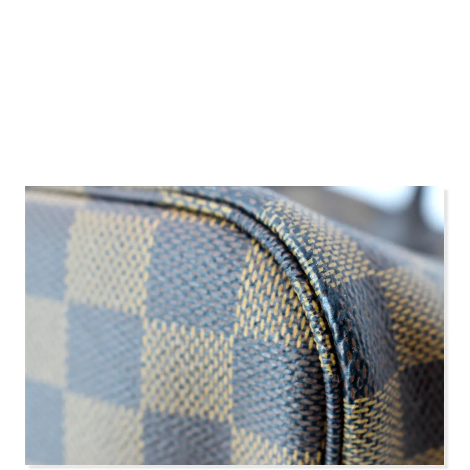 LOUIS VUITTON  Neverfull MM Damier Ebene Tote Bag Brown