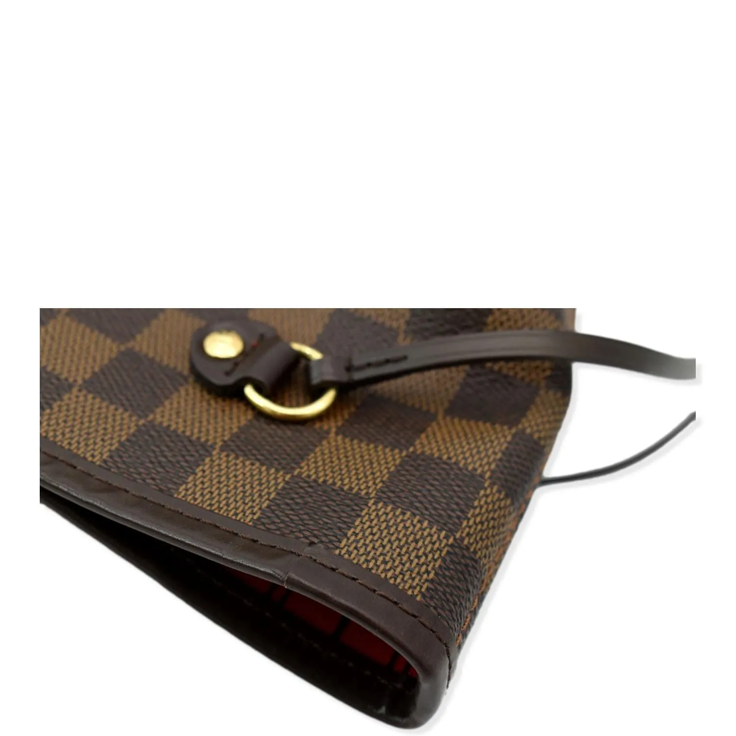 LOUIS VUITTON  Neverfull MM Damier Ebene Tote Bag Brown