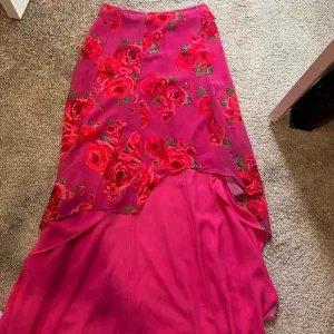 LPA floral maxi skirt