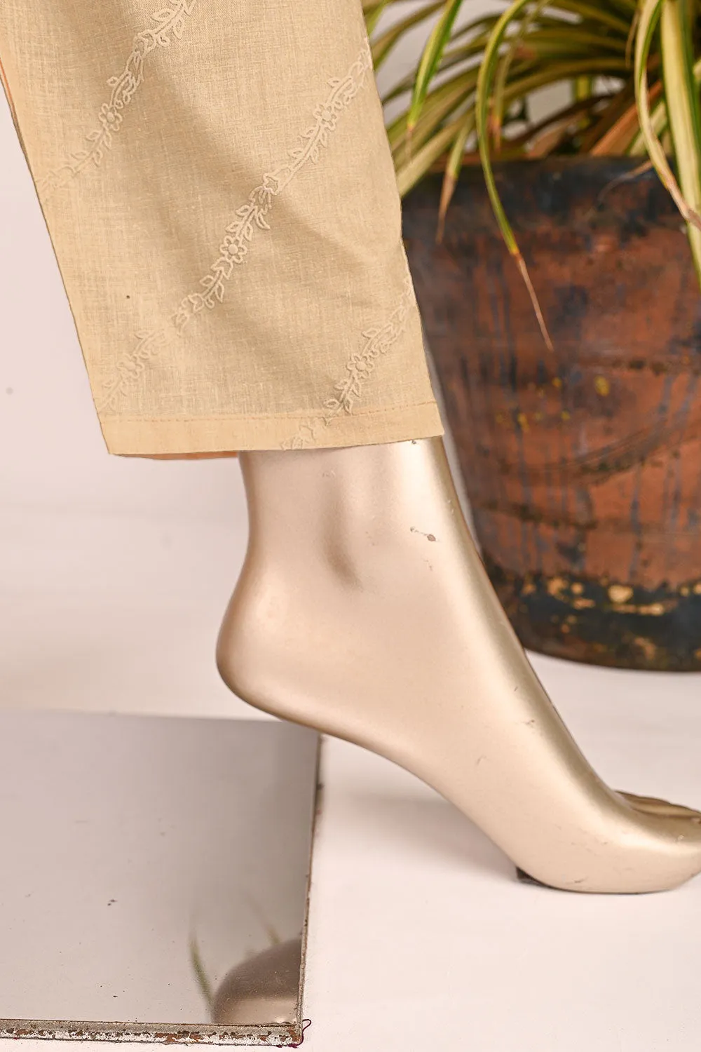LST-01A-Skin - Ready to Wear Embossed Cotton Printed Trouser