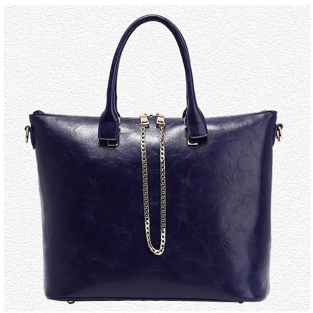 <bold>Tote / Crossbody Bag <br>Genuine-Leather