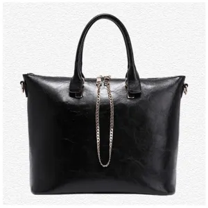 <bold>Tote / Crossbody Bag <br>Genuine-Leather
