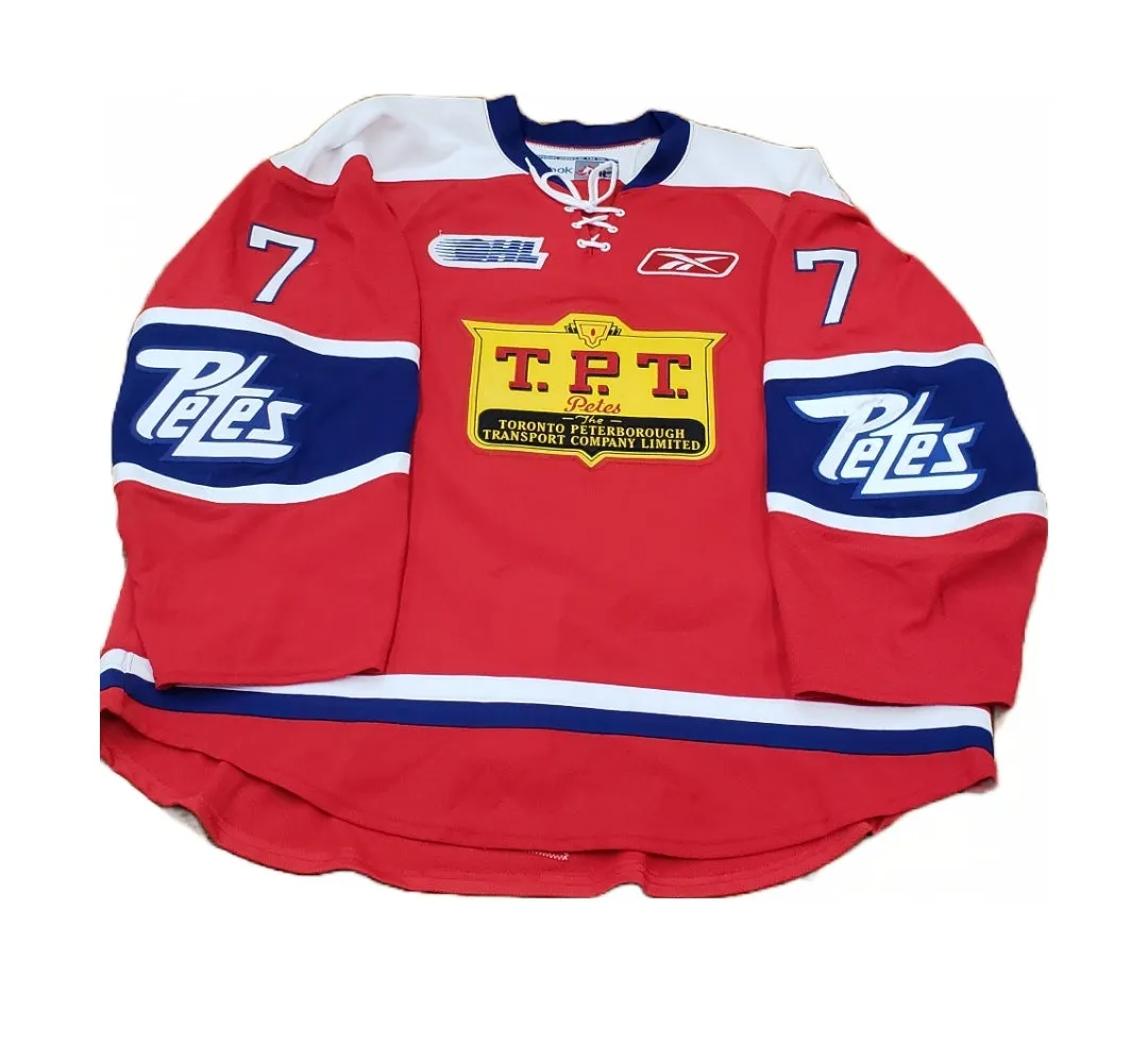 Luke Hietkamp 2010-11 game worn TPT jersey