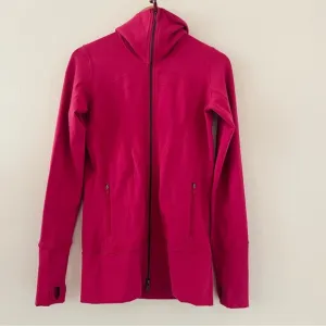 Lululemon In Stride Luon Jacket Women Size 6 Violet Red Deep Pink