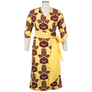 Ma Rainey’s Black Bottom Ma Rainey Printed Dress Cosplay Costume Halloween Carnival Suit