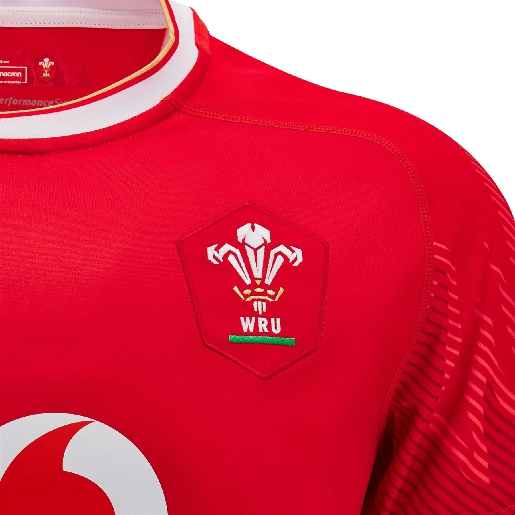 Macron Wales Rugby Junior Home Replica Shirt | Red | 2024/25