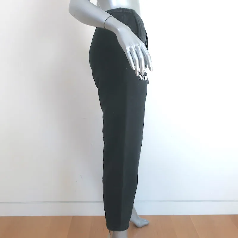 Madhappy So Sorry No Wifi Sweatpants Black Size Small
