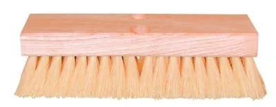 Magnolia Brush Deck Scrub Brushes, 12 in Hardwood Block, 2 in Trim L, White Tampico, 212