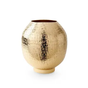 Mali Medium Cache Pot / Brass