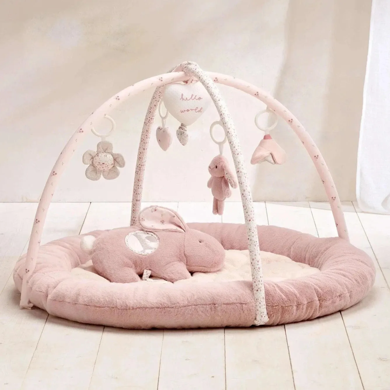 Mamas & Papas 'Welcome to the World' Bunny Playmat - Pink