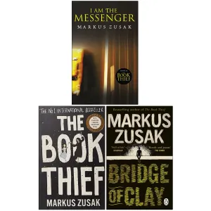 Markus Zusak Collection 3 Books Set (I Am the Messenger, Bridge of Clay, The Book Thief)