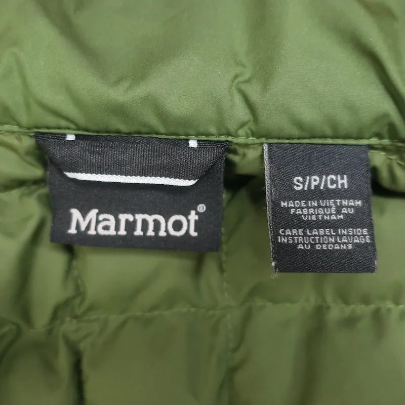Marmot Thinsulate Featherless Puffer Jacket Green Size Small