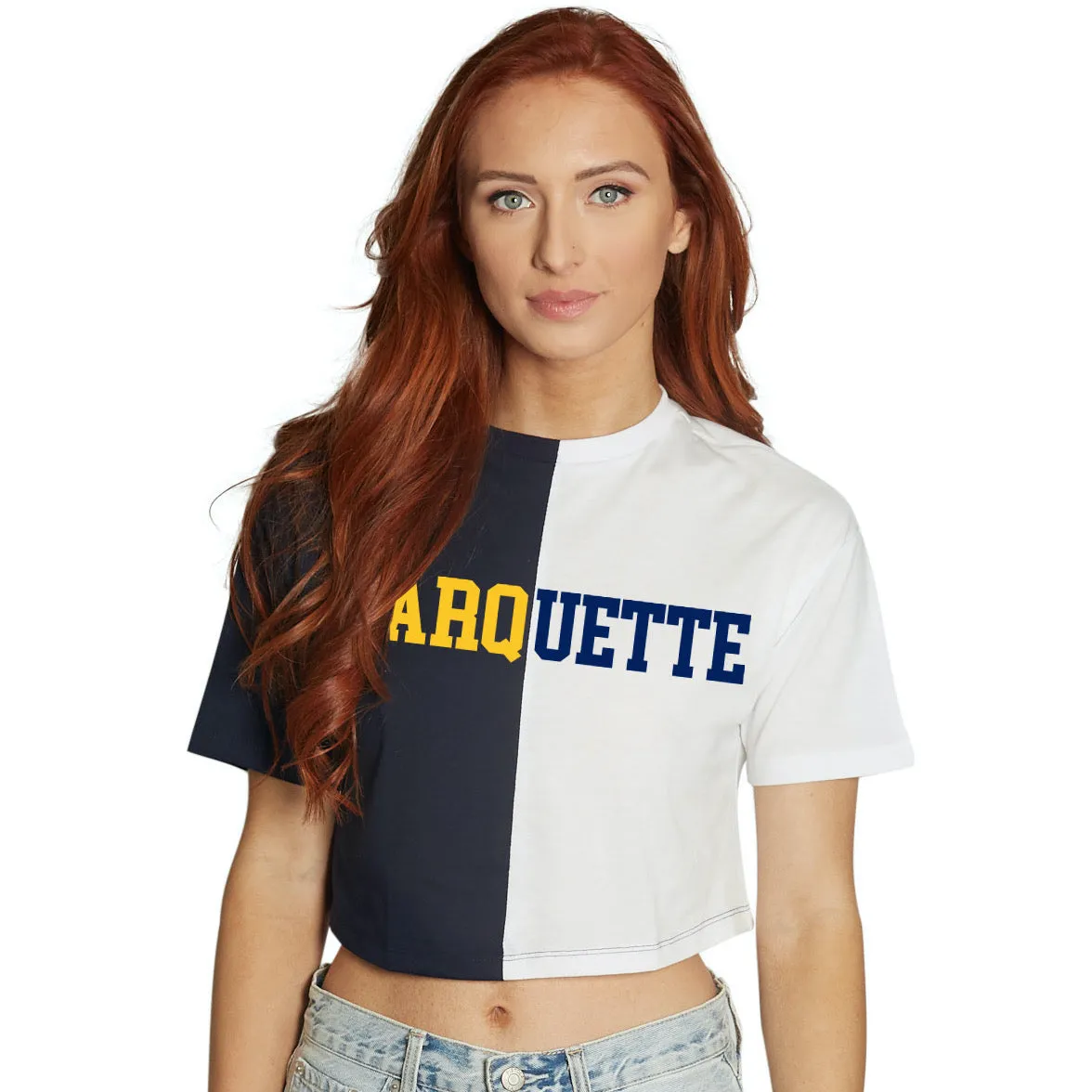 Marquette Split Tee