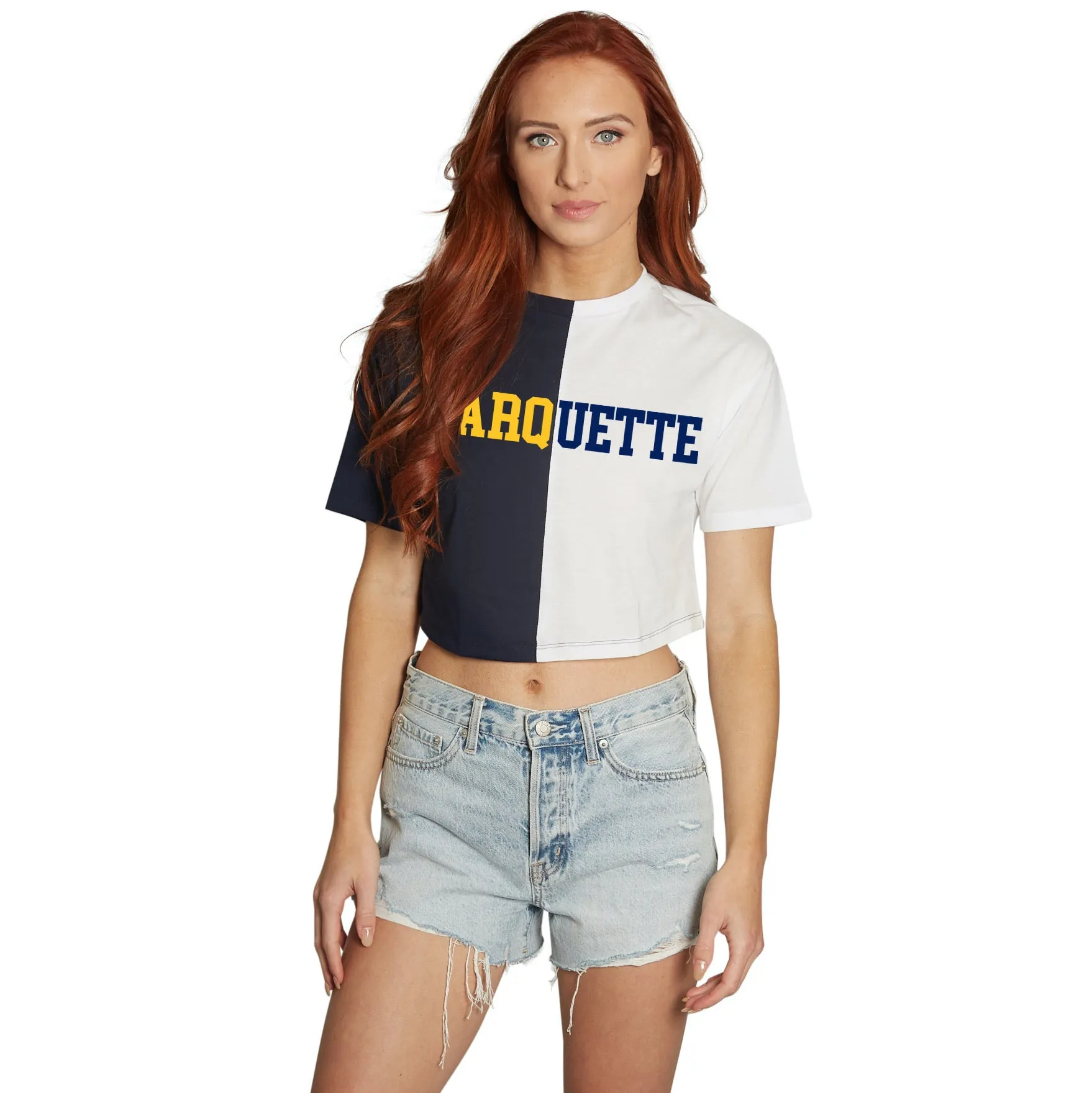 Marquette Split Tee