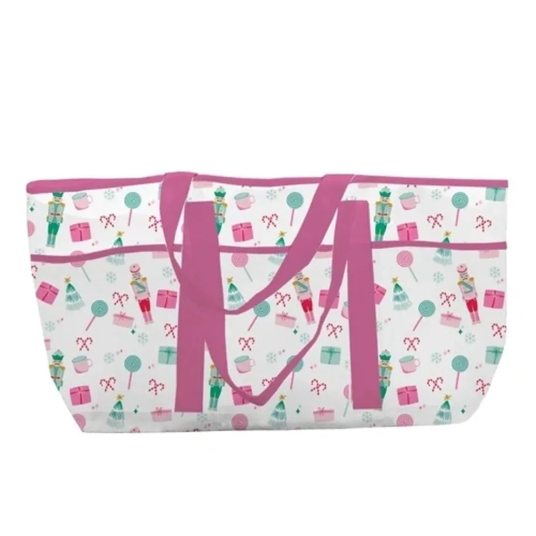 {Mary Square} Open Tote-Oh What Fun-Large