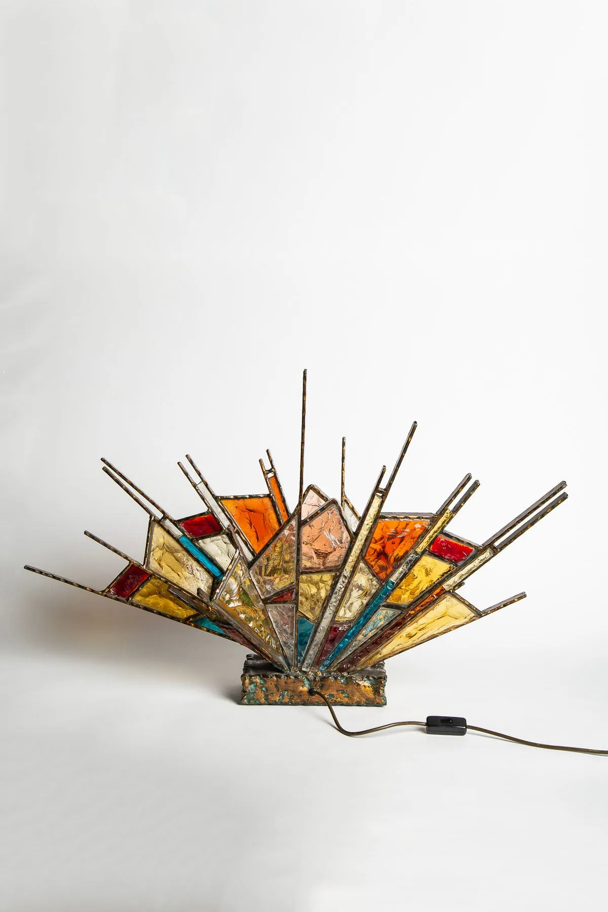 MAXFIELD PRIVATE COLLECTION | 1960'S BRUTALIST POLIARTE TABLE LAMP