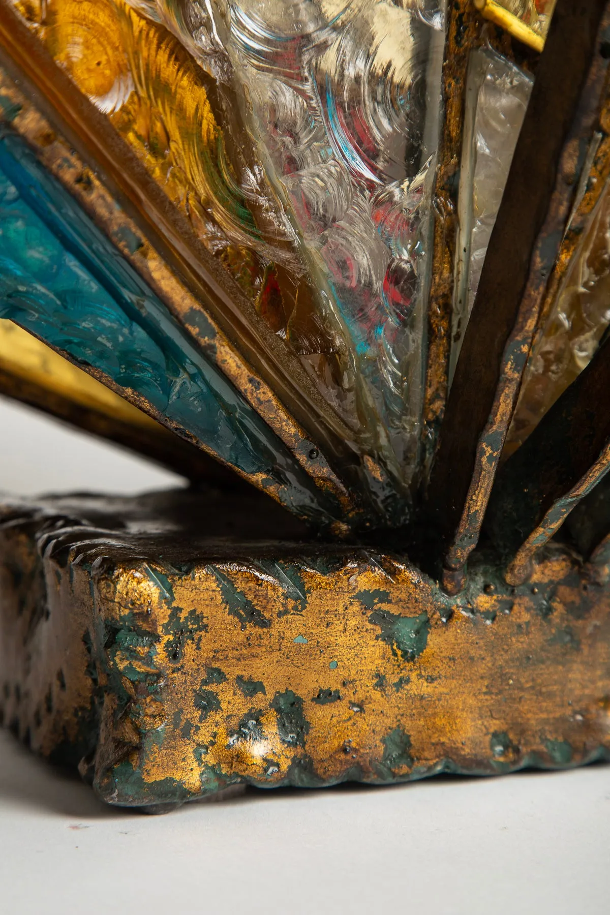 MAXFIELD PRIVATE COLLECTION | 1960'S BRUTALIST POLIARTE TABLE LAMP
