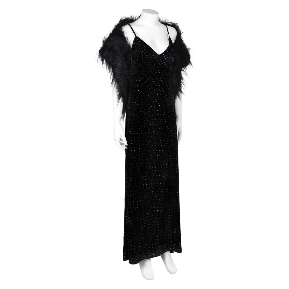 Mean Girls 2024 Regina George Homecoming Black Queen Gown Dress Cosplay Costume Outfits
