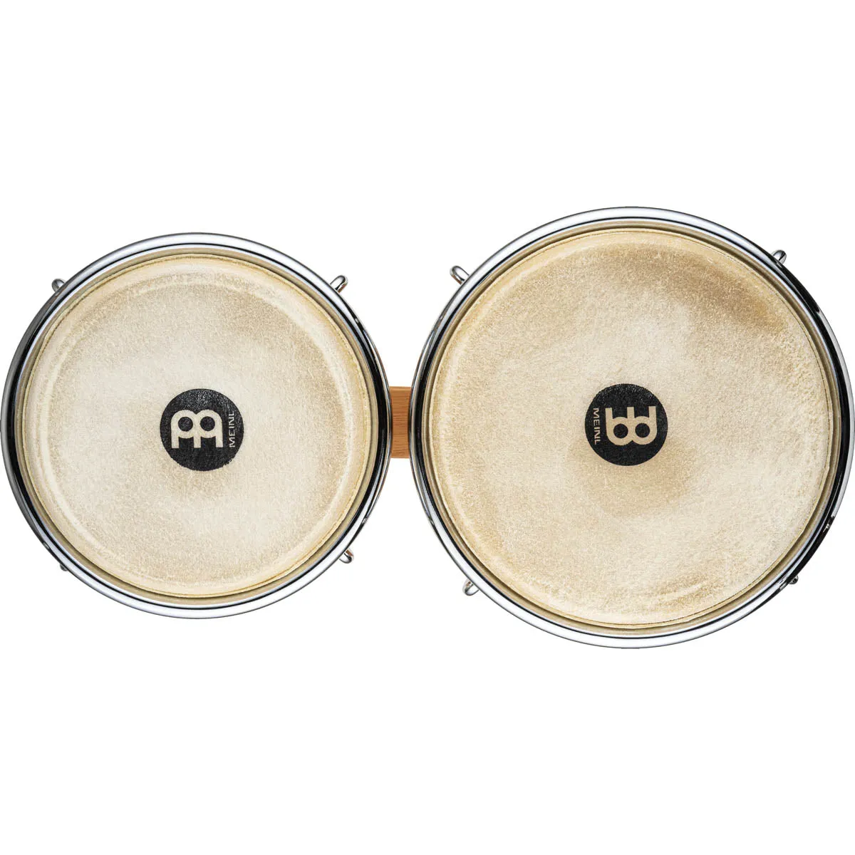 Meinl Wood Series Bongo in Super Natural with Chrome Hardware - 6 ¾"   8"