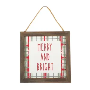 Merry & Bright Mini Sign
