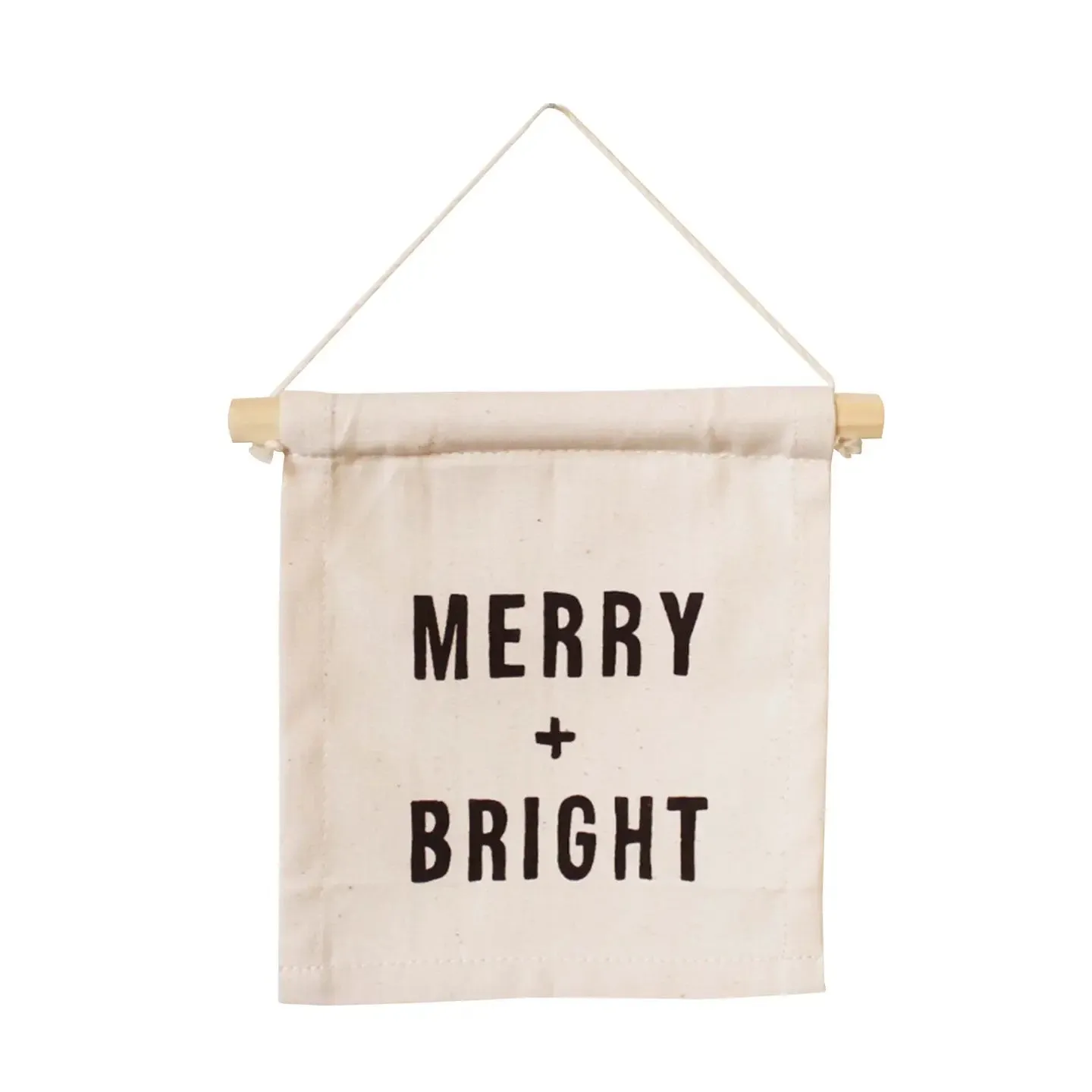 Merry   Bright Hang Sign