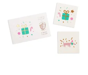 merry   bright temporary tattoos