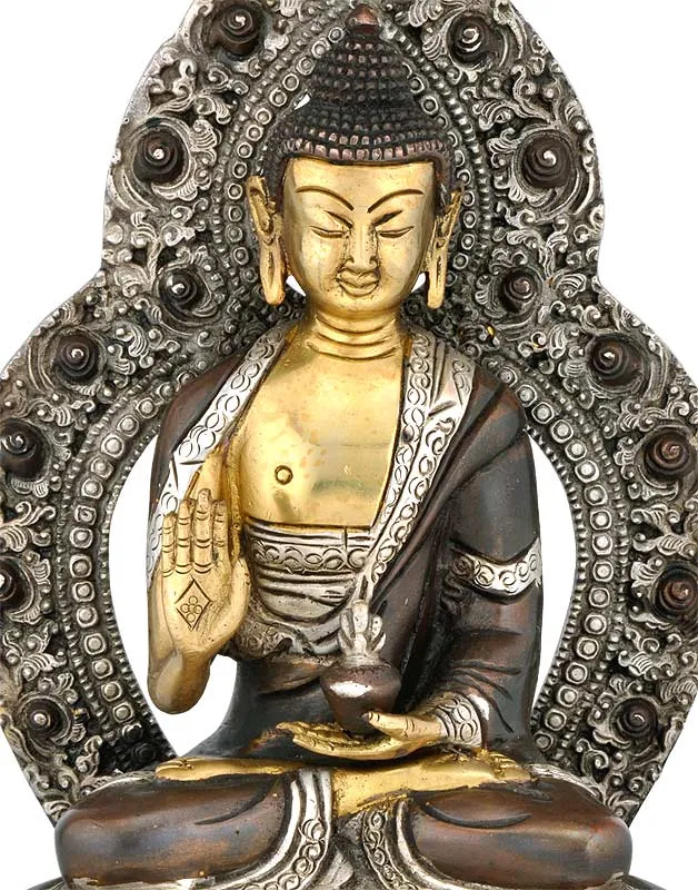 Messenger of Peace 'Lord Buddha' - Brass Statue