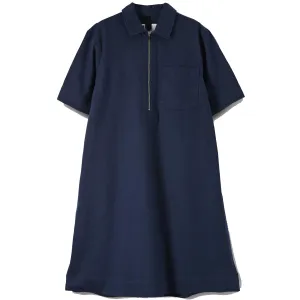 MHL W' Utility Dress Worn Cotton Drill Indigo