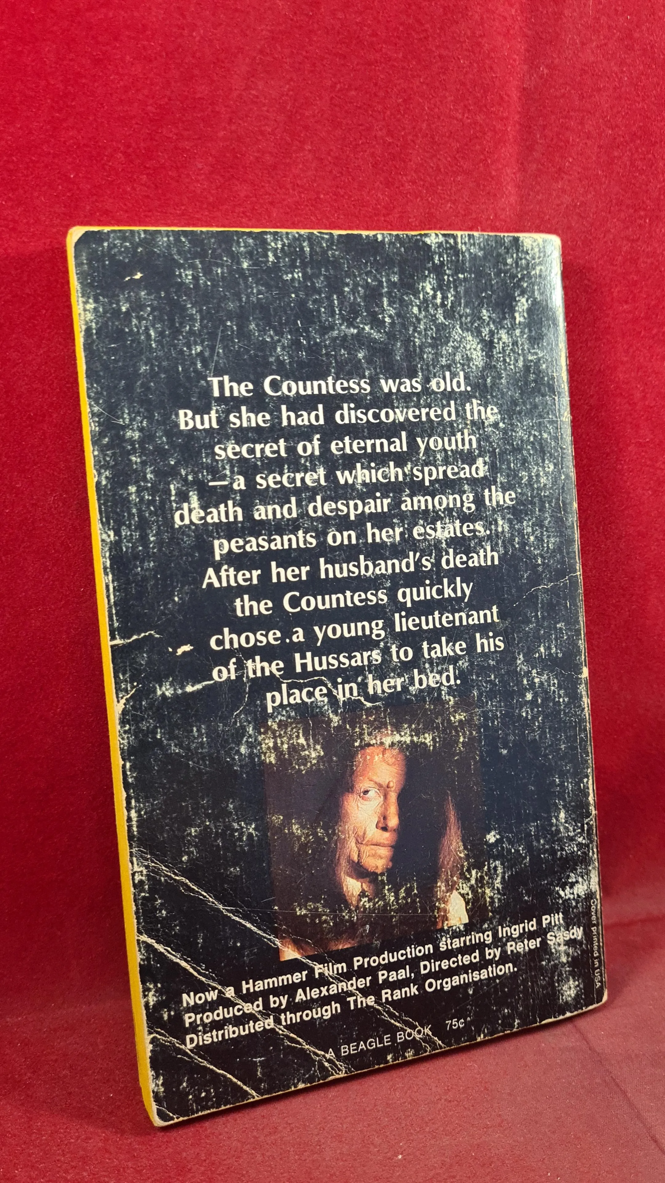 Michel Parry - Countess Dracula, Beagle Books, 1971, First US Paperbacks