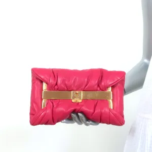 Miu Miu Frame Clutch Peony Leather Small Bag