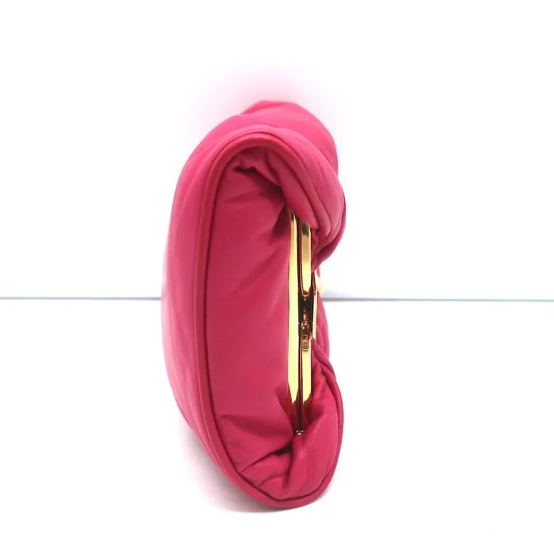 Miu Miu Frame Clutch Peony Leather Small Bag