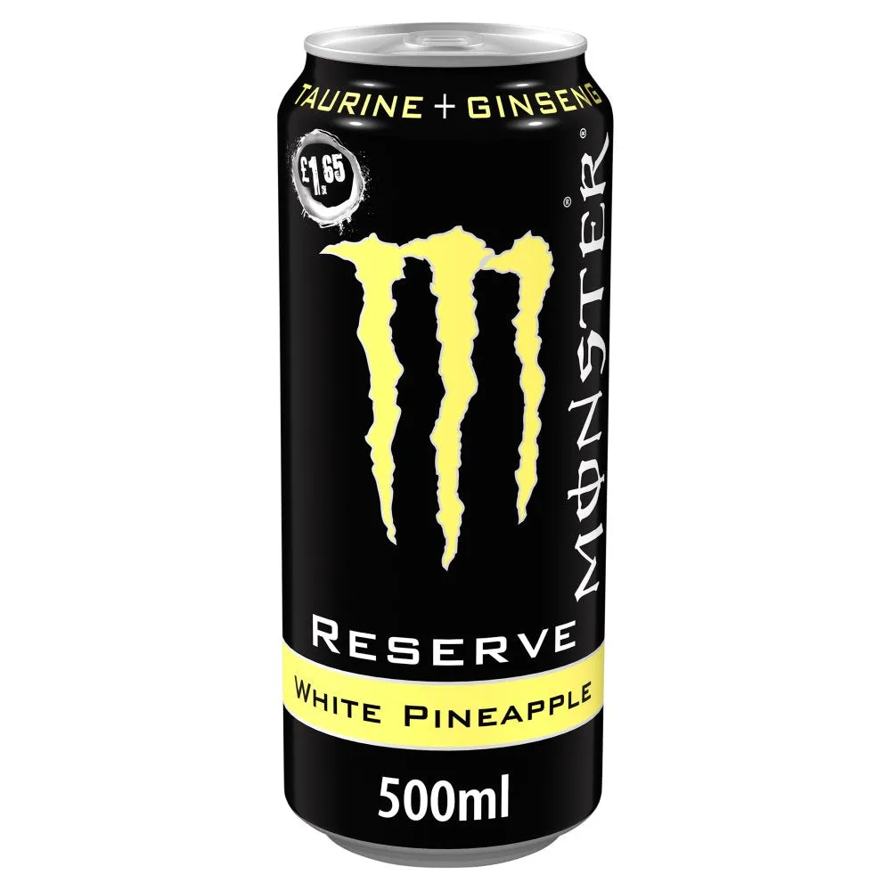 Monster Energy Drink Reserve White Pineapple PMP 500ml (Case of 12)