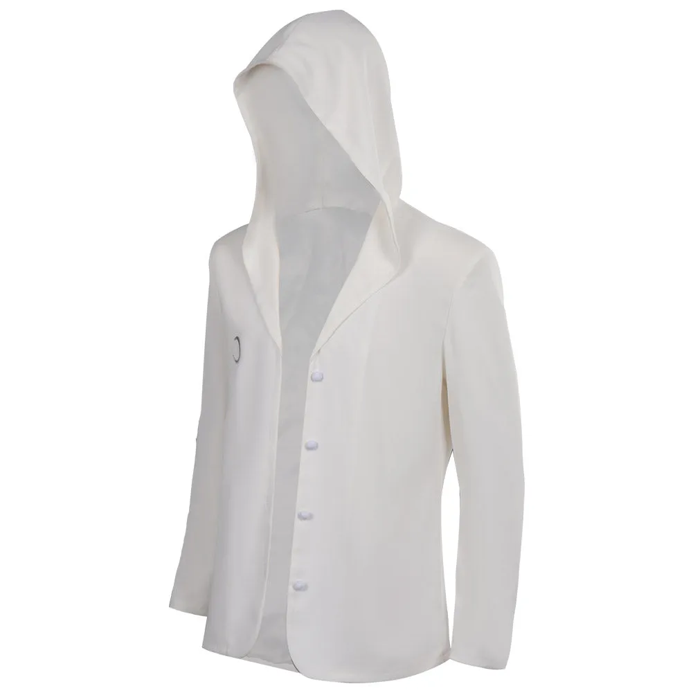 Moon Knight  Marc Spector Cosplay Costumes Hooded Hacket Coat  Halloween Carnival Suit