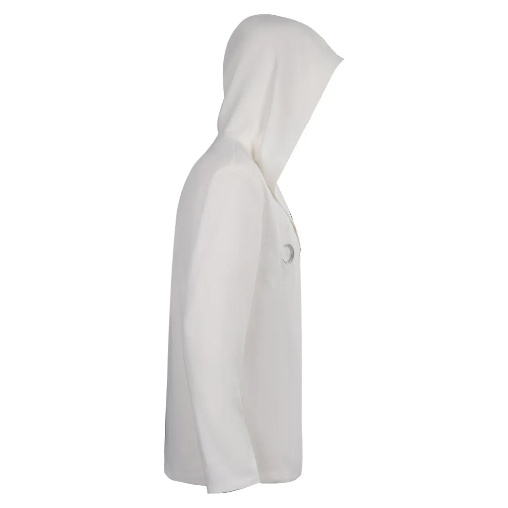 Moon Knight  Marc Spector Cosplay Costumes Hooded Hacket Coat  Halloween Carnival Suit