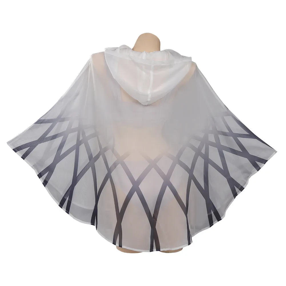 Moon Knight Marc Spector Swimsuit Cosplay Costume Three-Piece Bikini Swimwear Cloak Outfits Halloween Carnival Suit