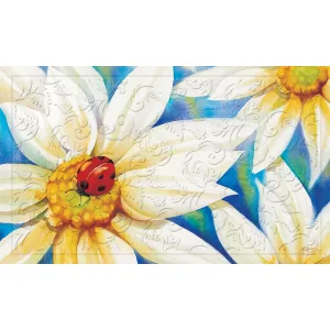Morning Daisies Embossed Floor Mat,41em2591