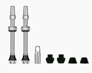 Muc-Off V2 Tubeless Valve Kit - Silver 44mm Pair