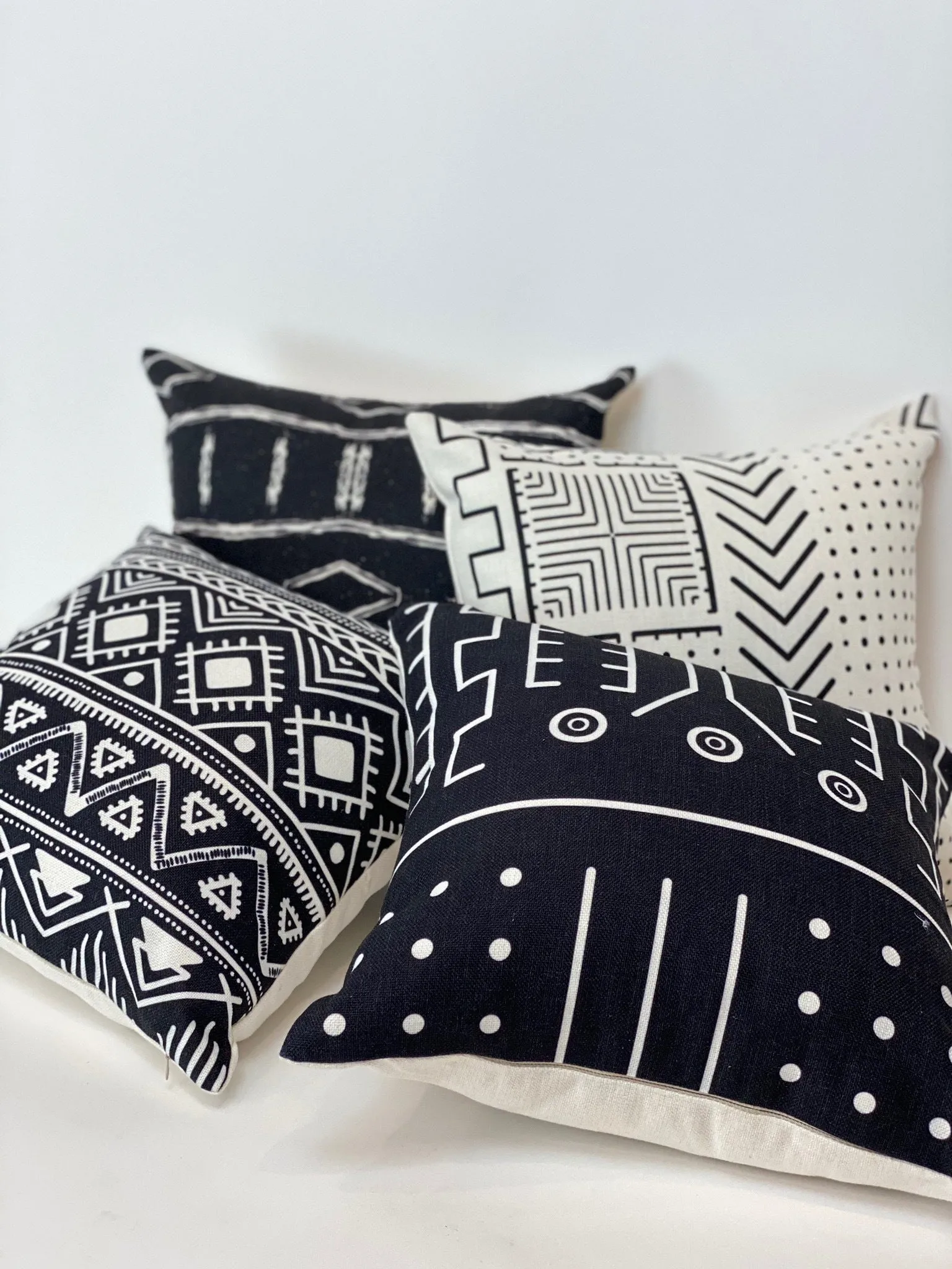 Muddy Mudcloth Pillowcases 4pc Set