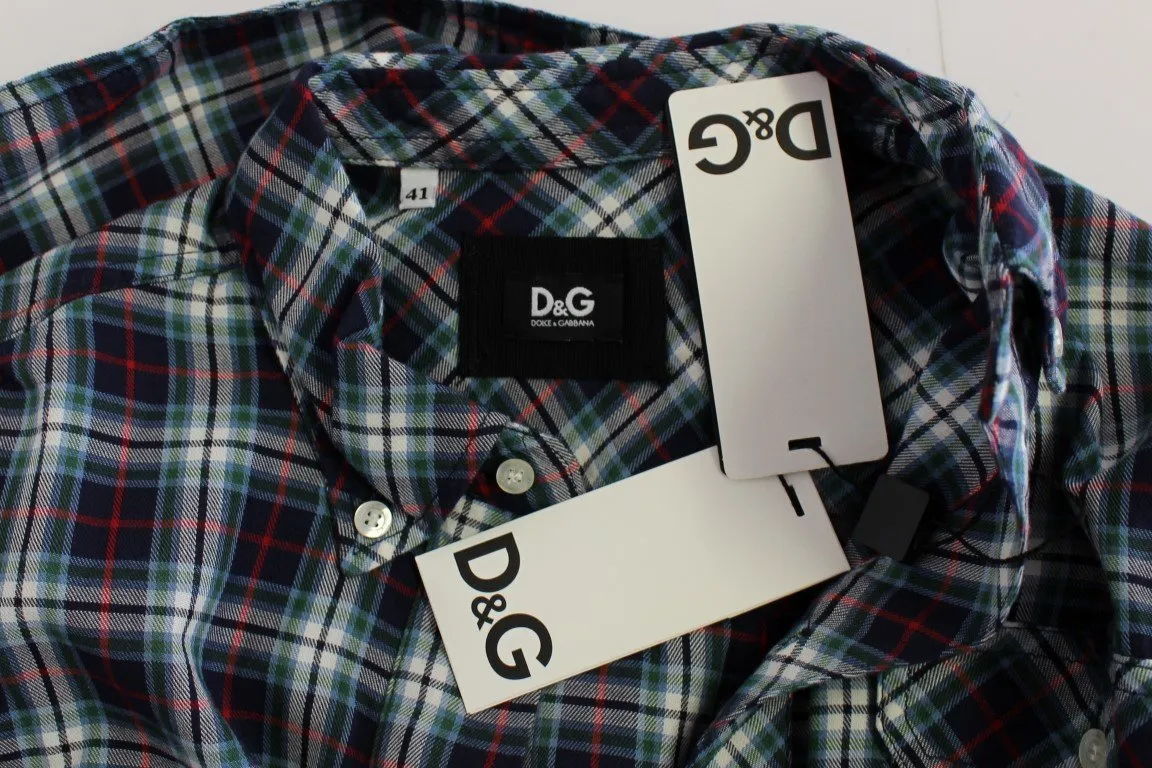 Multicolor Checkered Button Casual Shirt