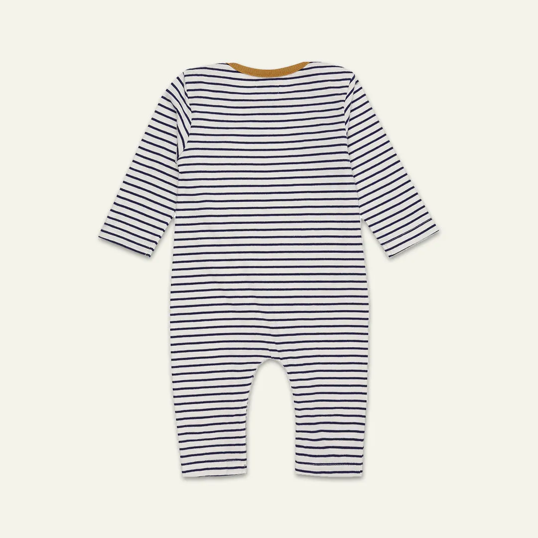 Multicoloured Stripe Print Romper
