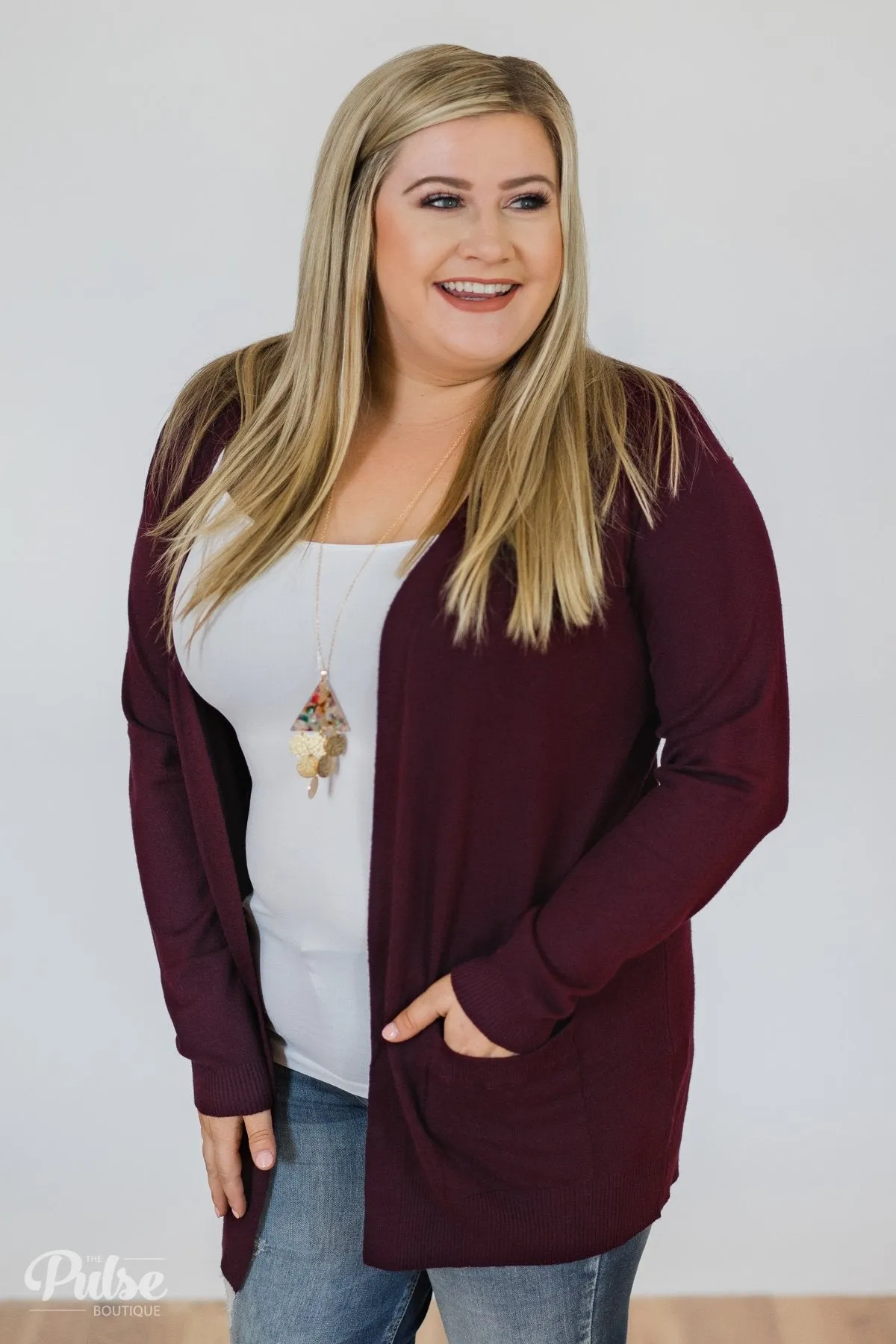 Must Have Soft Cardigan- Plum