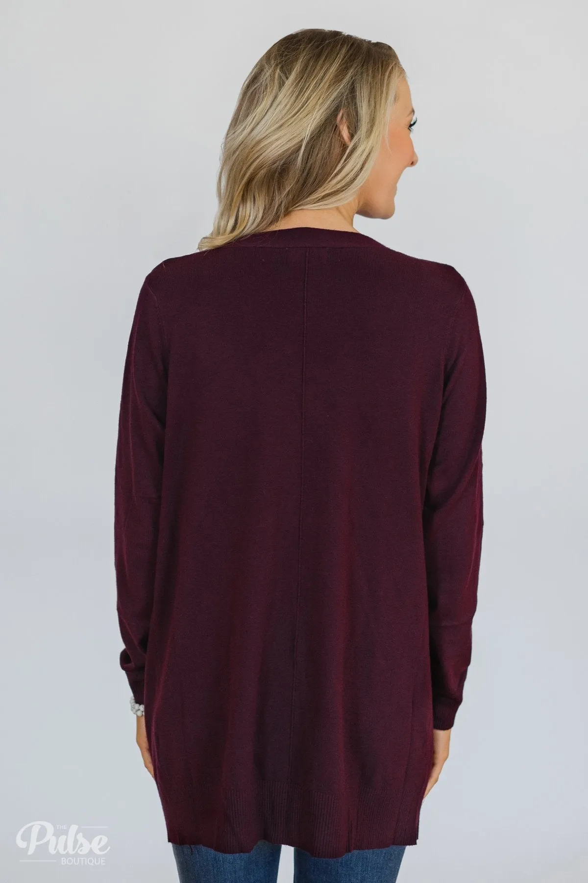 Must Have Soft Cardigan- Plum