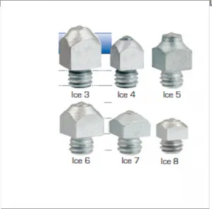 Mustad Ice 7 Screw In Studs/Corks - Box of 50