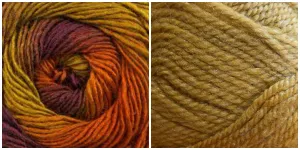 MUSTARD   FOLIAGE - Embossed Phoenix Scarf KIT