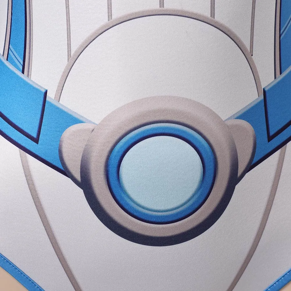 Mv Rivals Susan Storm Invisible Woman Cosplay Costume Female Blue White Swimwear Halloween Carnival Suit