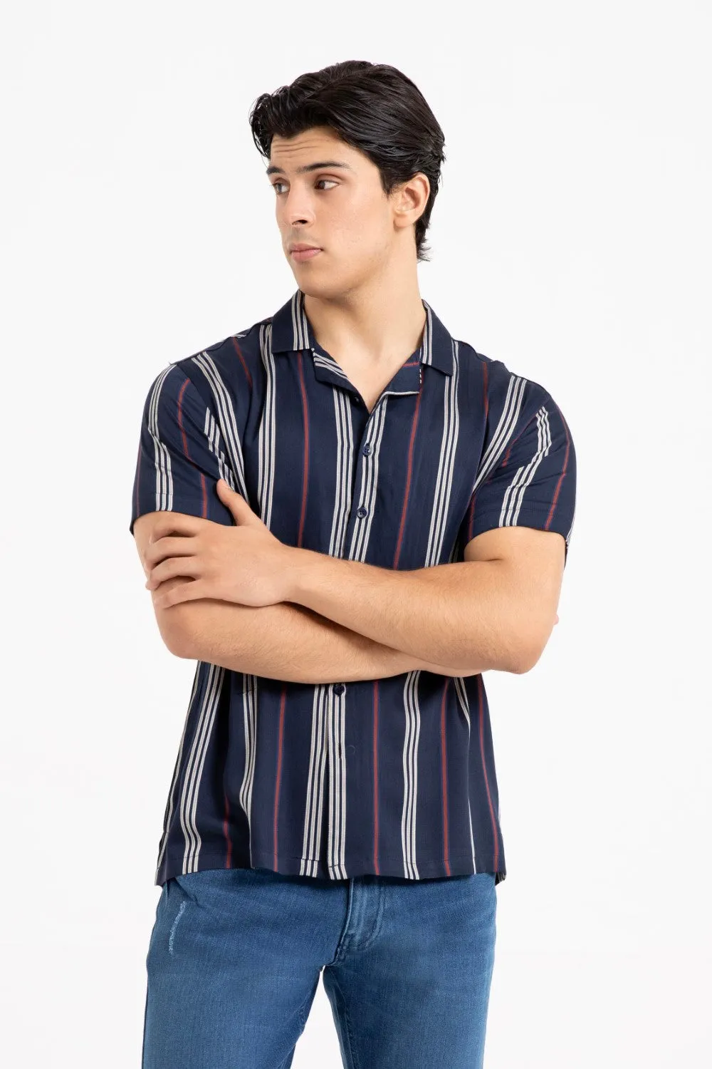 Navy Casual Shirt