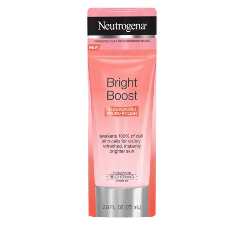 Neutrogena Bright Boost Resurfacing AHA Micro Face Polish, 2.6 Fl Oz