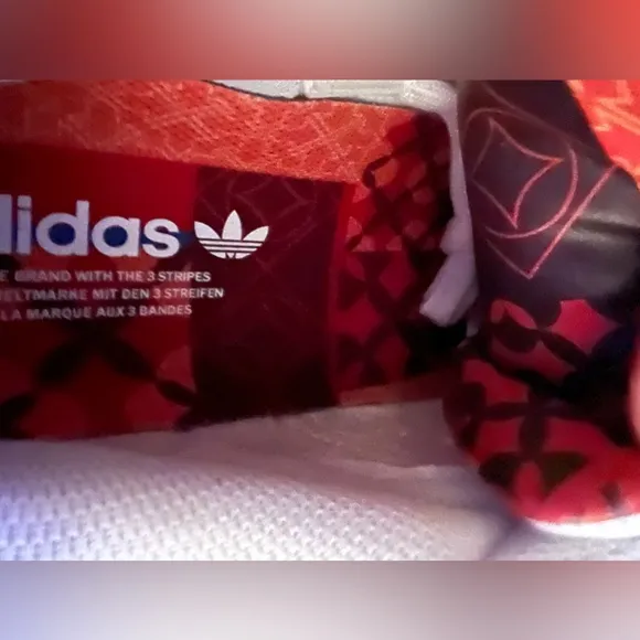 New - Adidas Superstar Chinese/Lunar New Year - Men’s 7.5 - white and ruby - nwt