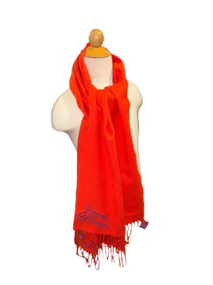 New, Horse Lover Orange Scarf